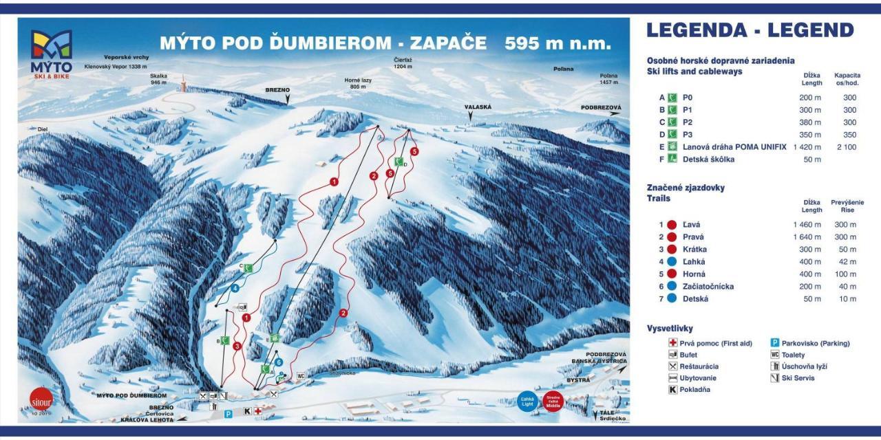 Apartment Anna Chopok, 1 110 M, Highest In Central Europe, On A Hiking Trail To Dumbier Demanovska Dolina Exterior foto